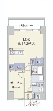 ATKレジデンスなにわ橋の間取り画像