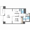 クロスレジデンス大阪新町の間取り画像
