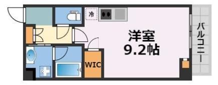 エスパシオ・コモド大阪新町の間取り画像