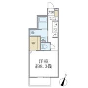 ロンサールB棟の間取り画像