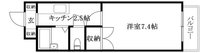 カーサグラン桑原の間取り画像