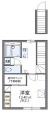 レオパレスリベインの間取り画像
