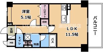メゾン中沢の間取り画像