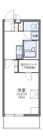 レオパレス紫峰ヶ丘Ⅰの間取り画像