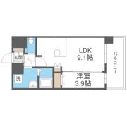 アドバンス大阪クラージュの間取り画像