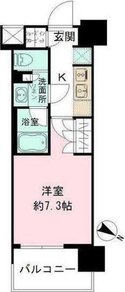 ザ・パークハビオ目黒の間取り画像