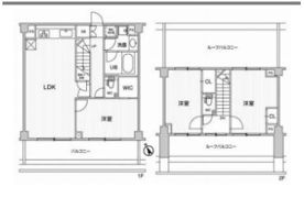 六本木デュープレックスエムズの間取り画像