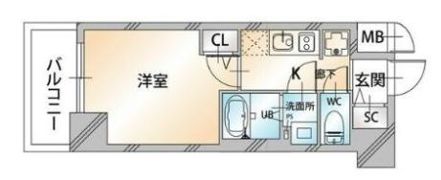 クオーレ神戸山手の間取り画像
