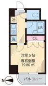 ベイステート安間の間取り画像