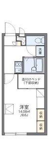 レオパレスウィステリアの間取り画像