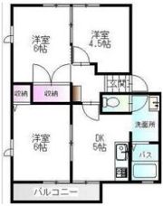 メゾンドールK A棟の間取り画像