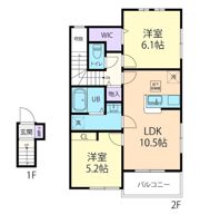 LaLa 雅 Aの間取り画像