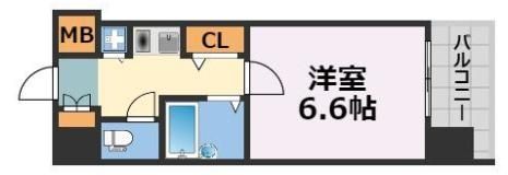 エスティライフ難波西の間取り画像
