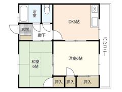 笹本マンションの間取り画像