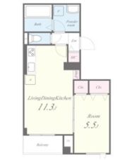 アーク アコルト アヤセの間取り画像