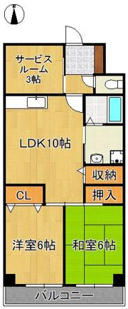 グランディール翔峰の間取り画像