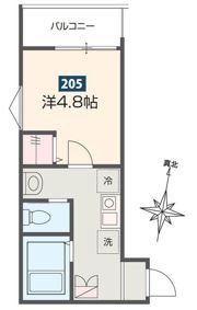MELDIA西川口Ⅱの間取り画像