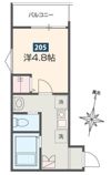 MELDIA西川口Ⅱの間取り画像