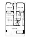 エグゼ富山 8Fの間取り画像