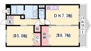 ラシュレウエスト六甲の間取り画像