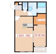 Rising 1stの間取り画像