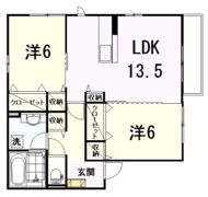 セジュール石井城の間取り画像