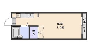 竹田レジデンスBの間取り画像
