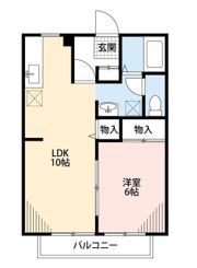 サンゴハイツⅢの間取り画像
