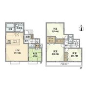 鈴木町戸建の間取り画像