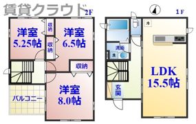 エクセルコート都Cの間取り画像
