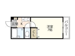 コーポNSRの間取り画像