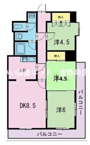 エステート丸貞の間取り画像