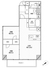 ウエルカーサ浅草橋の間取り画像