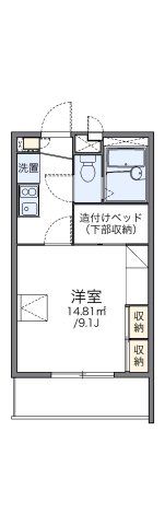 レオパレス浜野一丁目の間取り画像