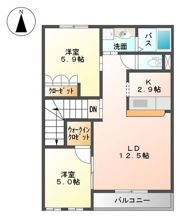 ヴィーブル和光の間取り画像