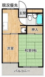 コーポプラバの間取り画像