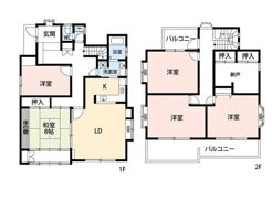 御厨貸家の間取り画像