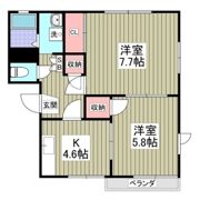 アルスナガイAの間取り画像