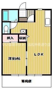 ハイツサンライフ郡家の間取り画像
