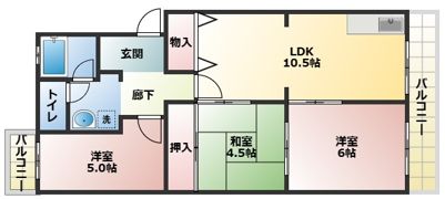 メゾン国分の間取り画像
