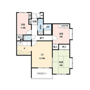 ピュアコート伊勢原の間取り画像