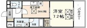 クレアーレヴェント金剛寺の間取り画像