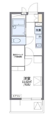 レオパレスカーニバルⅡの間取り画像