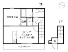 ボン・プレサージュ郡中の間取り画像