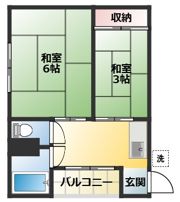 本田マンション1号棟の間取り画像
