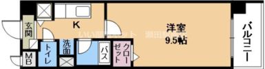 メゾンクレールⅢの間取り画像