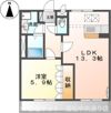ラフォーレ木太の間取り画像