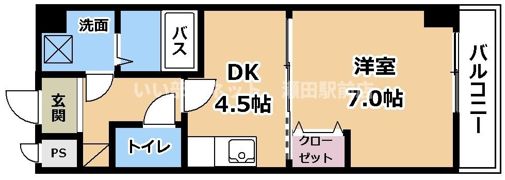 ドーミトゥリィ南草津の間取り画像