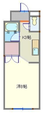 クリエイトビル大和町の間取り画像