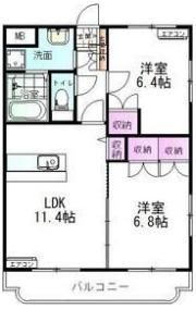 エスペランスの間取り画像